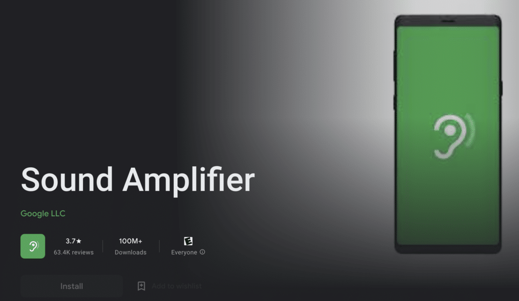 Sound Amplifier by Google